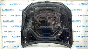 Hood bare BMW 5 G30 17-23 aluminum, black 475