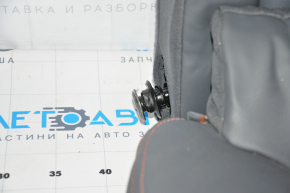 Rear row of seats 2nd row Chevrolet Bolt 17 - dark gray leather, heated, bent seat back buckle right, scuff