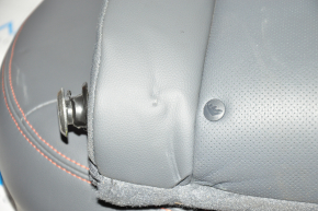 Rear row of seats 2nd row Chevrolet Bolt 17 - dark gray leather, heated, bent seat back buckle right, scuff