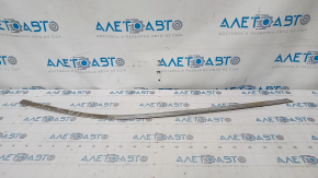 Upper front left door molding Nissan Rogue 14-20 chrome, scratches, missing fastener