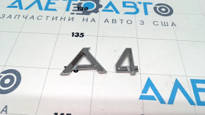 Emblem inscription A4 Audi A4 B8 13-16 rest sedan