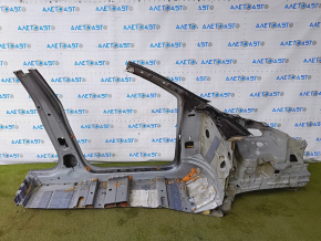 Tesla Model Y 20 front left quarter - sawn off, with central pillar, iron panel, graphite