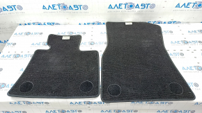 Set of floor mats for BMW X5 G05 19-23 black cloth for 2 rows, for cleaning