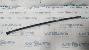 Upper rear left door molding Nissan Leaf 13-17 matte, scratches