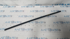 Upper rear left door molding Nissan Leaf 13-17 matte, scratches, missing fasteners