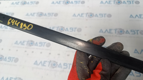 Upper rear left door molding Nissan Leaf 13-17 matte, scratches, missing fasteners