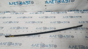 Upper rear left door molding Nissan Leaf 13-17 matte, scratches, broken fastener