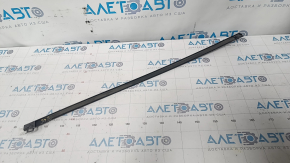 Upper rear right door molding Nissan Leaf 13-17 matte, scratches, broken mount