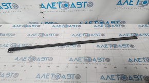 Upper rear right door molding Nissan Leaf 13-17 matte, scratches, broken fastener
