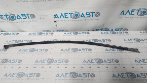Upper door molding front left Nissan Leaf 13-17 matte, scratches, missing fastener