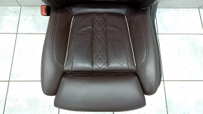 Driver's seat BMW 5 G30 17-23 with airbag, electric, heated, memory, leather dark brown, Comfort, scratches