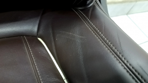 Driver's seat BMW 5 G30 17-23 with airbag, electric, heated, memory, leather dark brown, Comfort, scratches