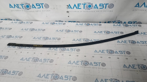 Upper front left door molding Nissan Leaf 13-17 matte, scratches, broken fastener