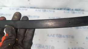 Upper front left door molding Nissan Leaf 13-17 matte, scratches, broken fastener