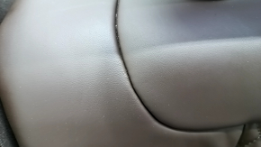 Rear row of seats 2 row BMW 5 G30 17-23 leather dark brown, scratches, bumps