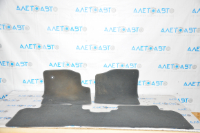Set of floor mats Chevrolet Bolt 17-20 cloth, dark gray, dry cleanable
