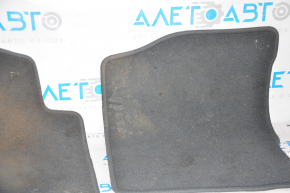 Set of floor mats Chevrolet Bolt 17-20 cloth, dark gray, dry cleanable
