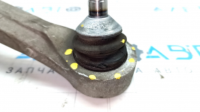 Lower front left arm in front of Tesla Model S 12-15 pre-rest type 2 torn silent block, torn boot