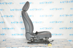 Driver's seat Chevrolet Bolt 17- with airbag, dark gray leather, mechanical, heating, scratches
