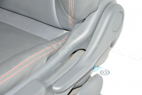Driver's seat Chevrolet Bolt 17- with airbag, dark gray leather, mechanical, heating, scratches