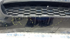 Front bumper complete BMW 5 G30 17-20 with parking sensors and wiring, M Sport, black, broken mount, scratches