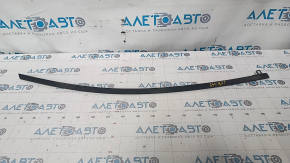 Upper door molding front right Nissan Leaf 13-17 matte, scratches, missing fastener