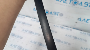 Upper door molding front right Nissan Leaf 13-17 matte, scratches, missing fasteners