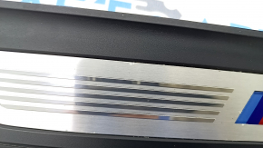 Set of external door sill trims BMW 5 G30 17-23 "M550i" with illumination, corrosion