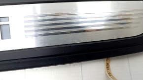Set of external door sill trims BMW 5 G30 17-23 "M550i" with illumination, corrosion