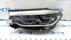 Headlight front left complete BMW 5 G30 17-20 adaptive LED Icon S552A with mount