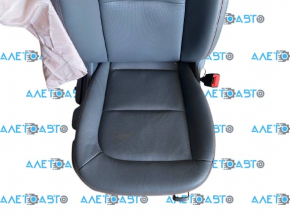 Chevrolet Bolt 17 passenger seat with airbag, dark gray leather, mechanical, heated, blown cushion, scuffs