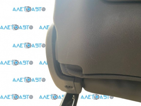 Chevrolet Bolt 17 passenger seat with airbag, dark gray leather, mechanical, heated, blown cushion, scuffs