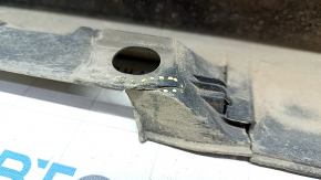 Right threshold Toyota Prius 30 10-15 black, crack in fastening