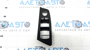 Front left window lift control trim BMW 5 G30 17-23 black, for folding mirrors, worn