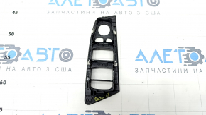 Front left window lift control trim BMW 5 G30 17-23 black, for folding mirrors, worn