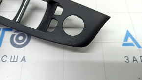 Front left window lift control trim BMW 5 G30 17-23 black, for folding mirrors, worn
