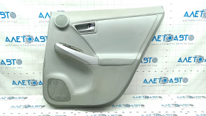 Door trim card rear right Toyota Prius 30 10-15 leather, gray JBL, broken fastening, scratches