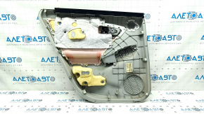 Door trim card rear right Toyota Prius 30 10-15 leather, gray JBL, broken fastening, scratches