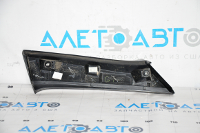 Trunk door molding left along glass Chevrolet Bolt 17-21 black gloss, scratch