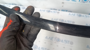Upper door molding front right Infiniti FX35 FX45 03-08 black, scratches, missing fastener
