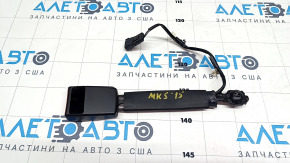 Driver's seat belt latch Ford Fusion mk5 13-16 black, with sensor