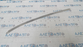 Upper rear left door molding VW Passat b8 16-19 USA chrome, without glass seal, scratches