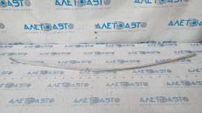 Upper door molding front left VW Passat b8 16-19 USA chrome, without glass seal, scratches