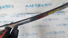 Upper rear left door molding Mazda 6 13-17 chrome, scratches, broken fastener, missing fastener