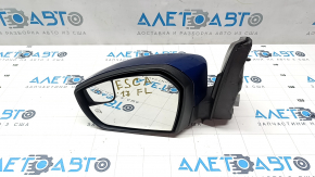 Side mirror left Ford Escape MK3 17-19 rest 5 pins, heated, blue N6