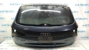Bare tailgate with glass Audi Q5 8R 09-17 blue LX5R, scratches