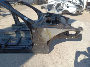 Front right quarter BMW 5 G30 17-23 on the body, black