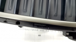 Radiator grill assembly BMW 5 G30 17-20 M550iX M Sport, with radiator deflector blinds, Cerium Gray, sand