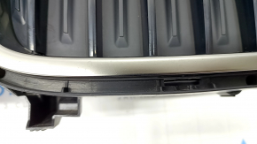 Radiator grill assembly BMW 5 G30 17-20 M550iX M Sport, with radiator deflector blinds, Cerium Gray, sand