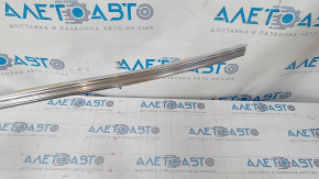 Upper door molding front left BMW X5 E70 07-13 chrome, scratches, deformed